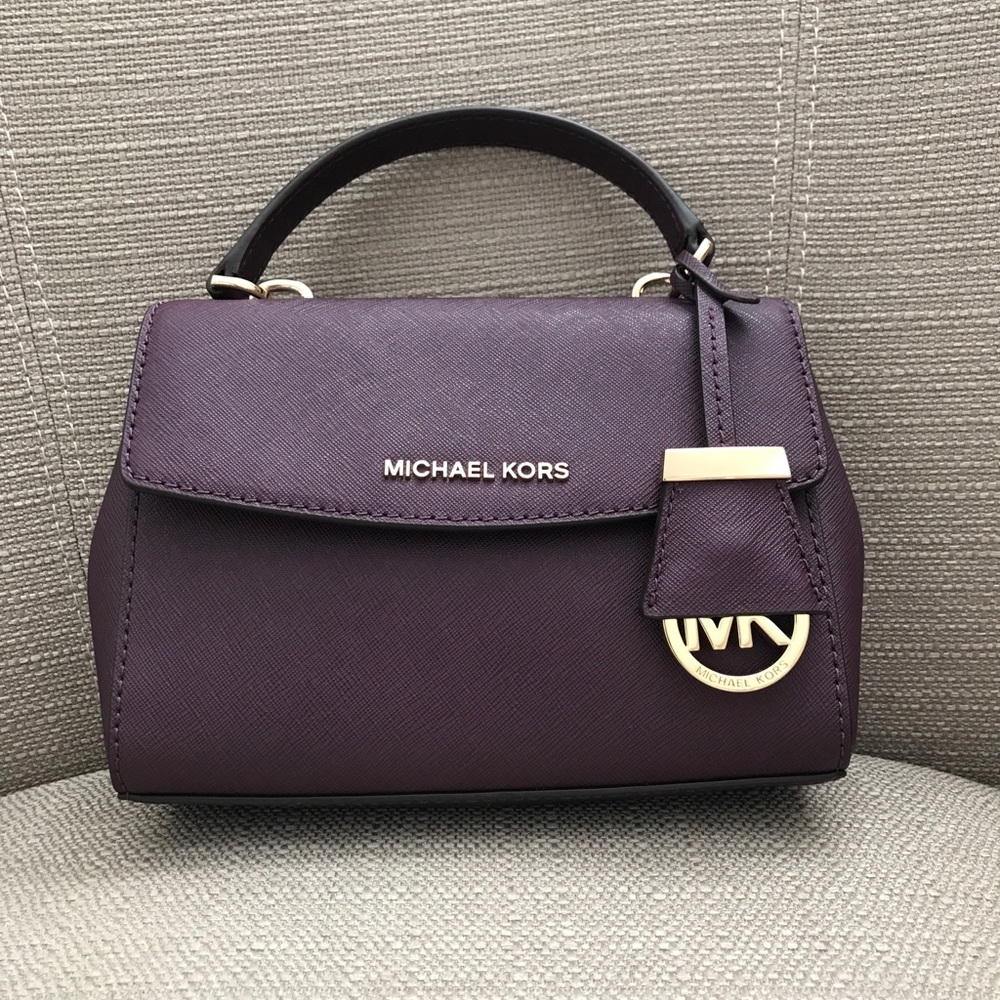 MICHAEL MICHAEL KORS Ava Extra-Small Saffiano Leather Crossbody NWOT